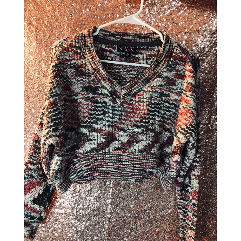 Cotton woven sweater . Size S - Picture 2 of 3